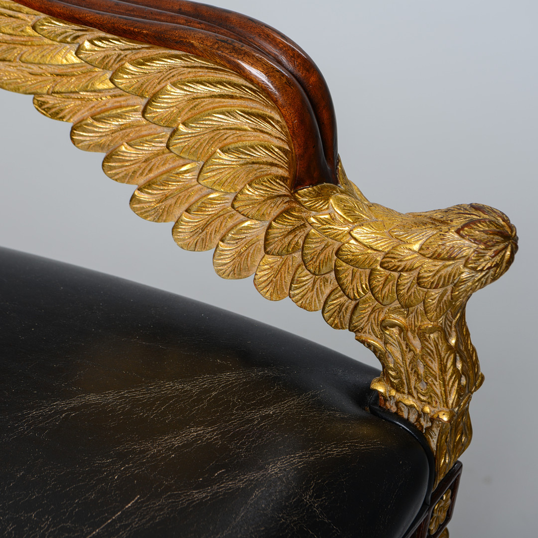 GHẾ ĂN CỔ ĐIỂN DÁT VÀNG PHONG CÁCH HOÀNG GIA PHÁP